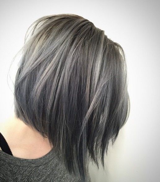 cheveux gris tendance