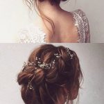 chignon de mariée fleurs 2018