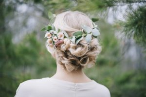 chignon de mariée boheme
